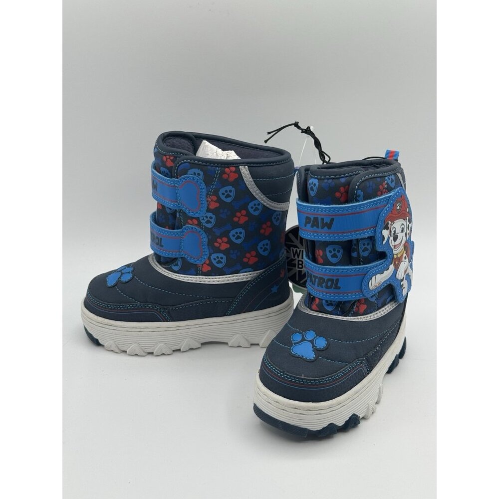 PAW PATROL Winter Toddler Boys Lights Up Winter Boots, Size 7 - Picture 10 of 11